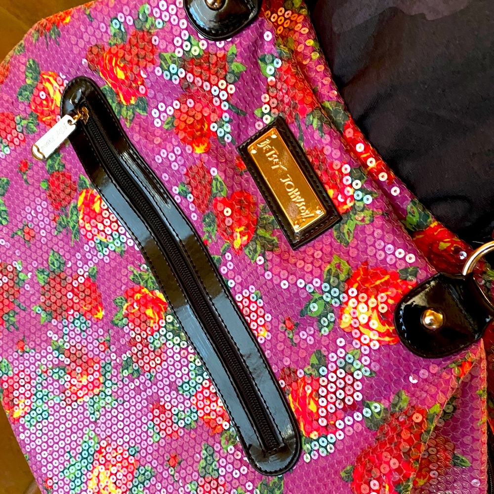 Betsy Johnson Weekender Travel Bag Bling